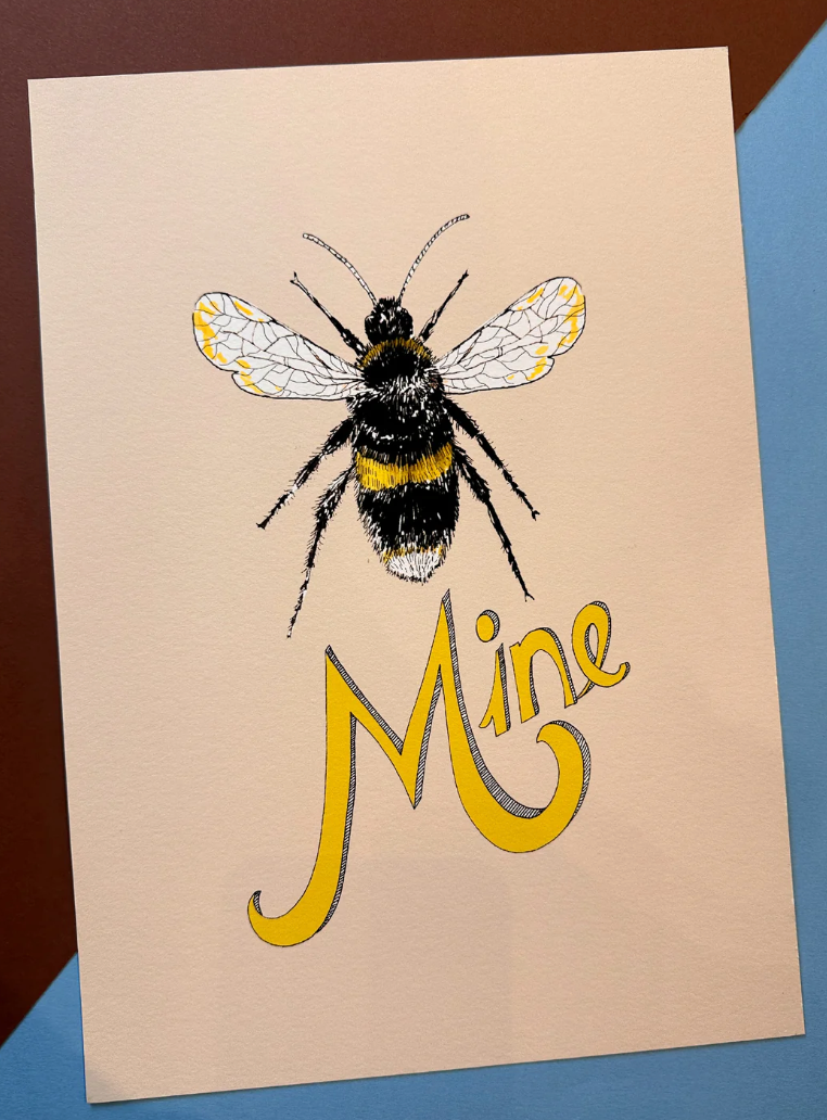 A3 Bee Mine Print