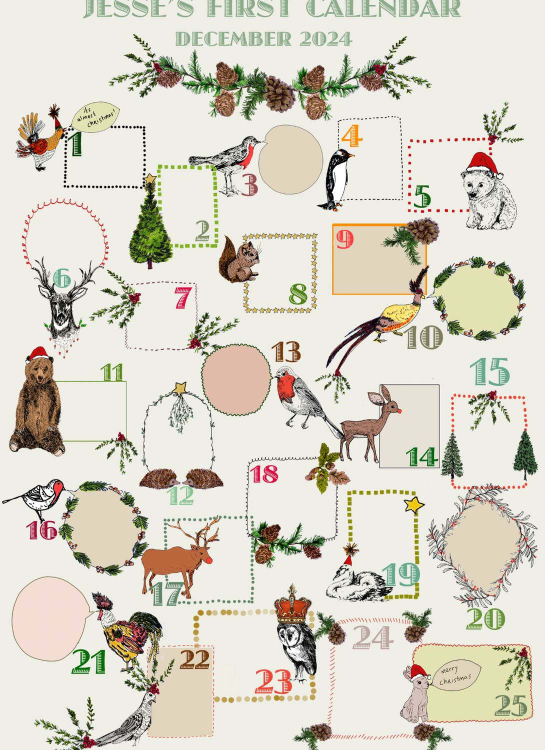 Keepsake Baby's First Christmas Advent Calendar