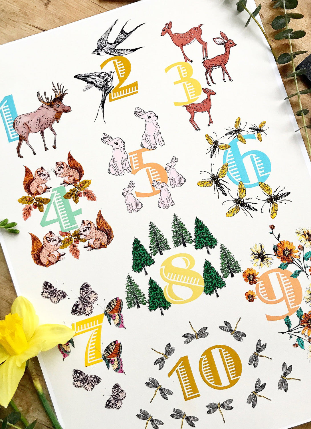 Numbers Giclée Print