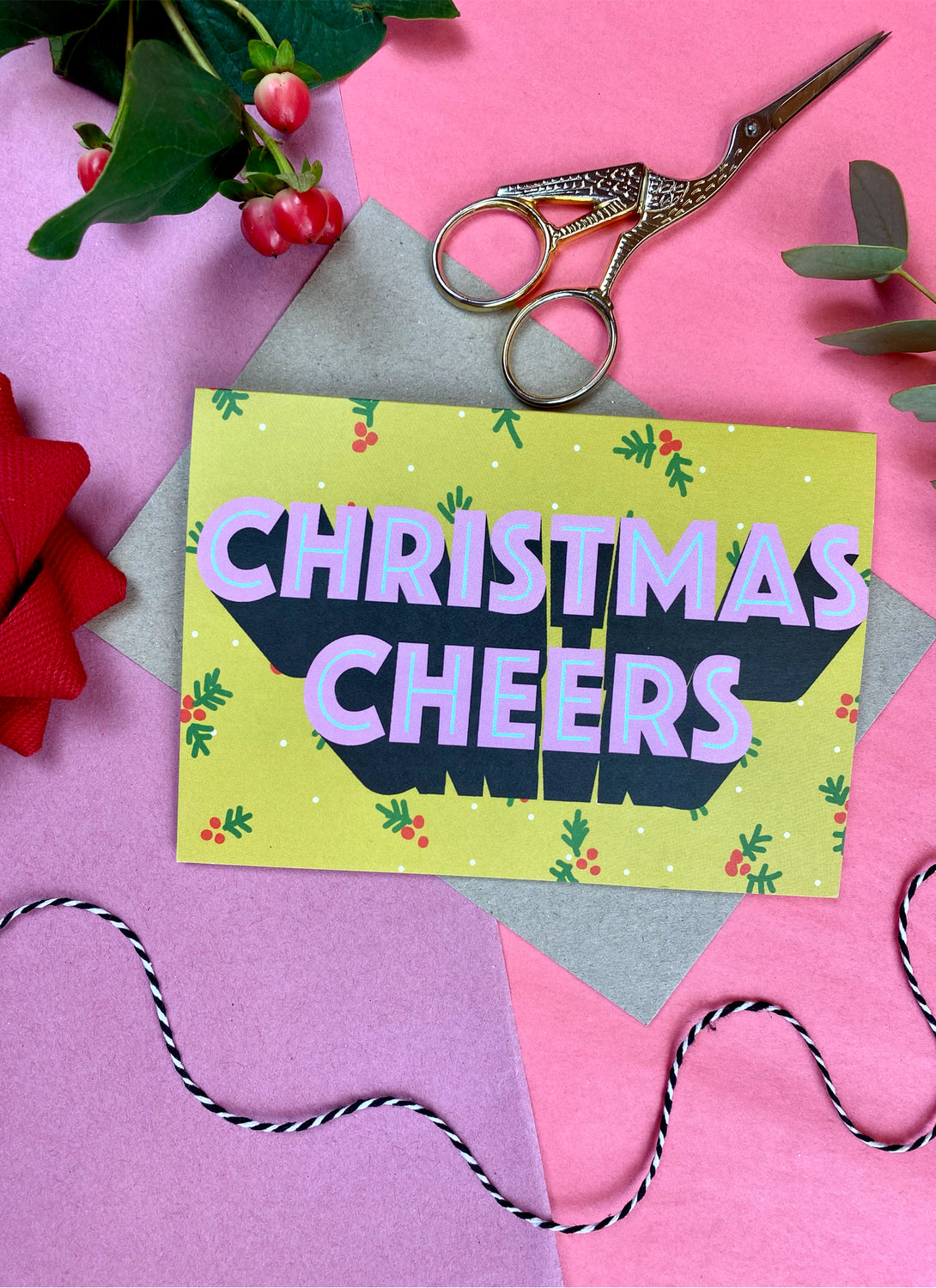 Christmas Cheers Christmas Card