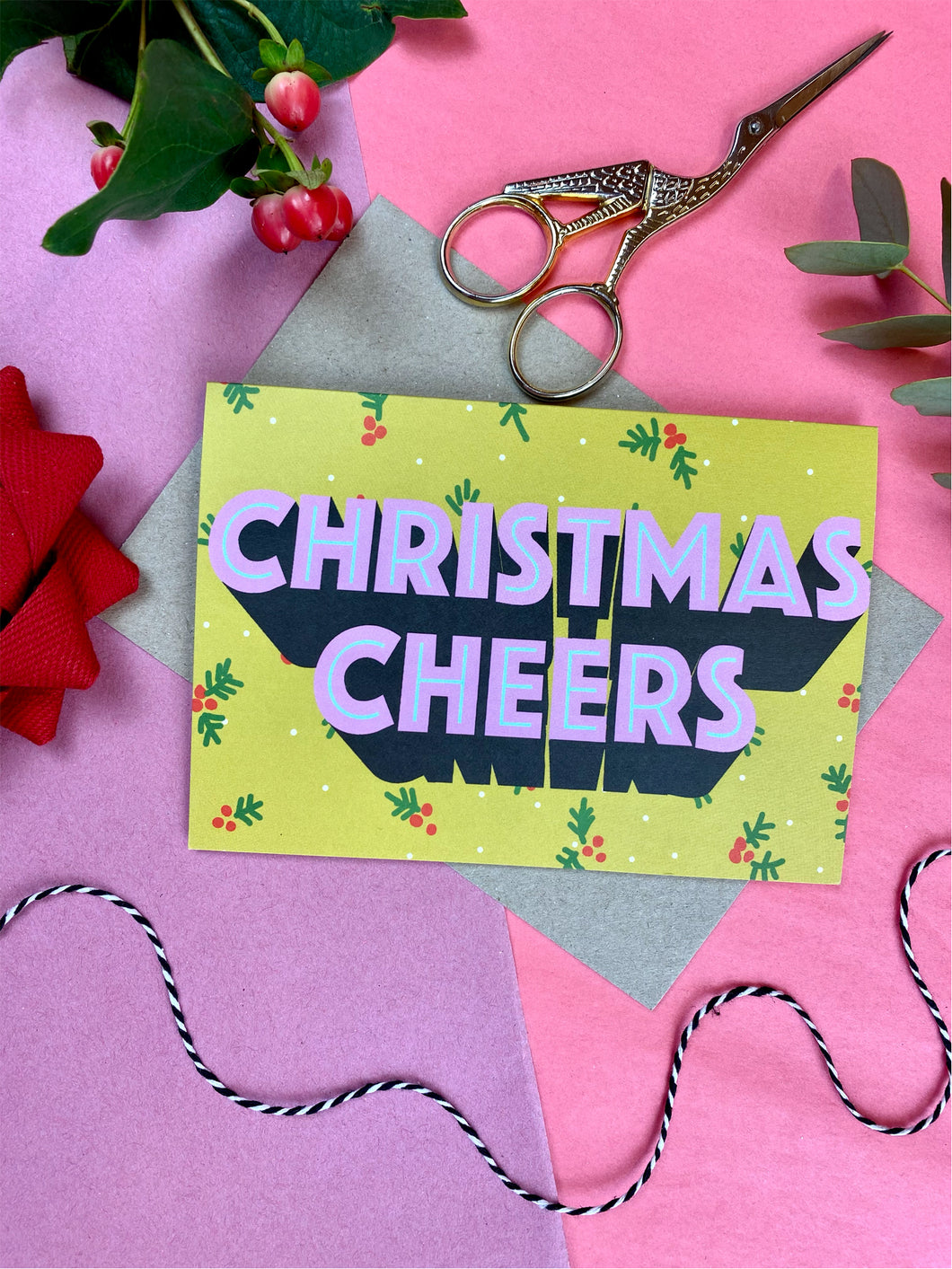 Christmas Cheers Christmas Card