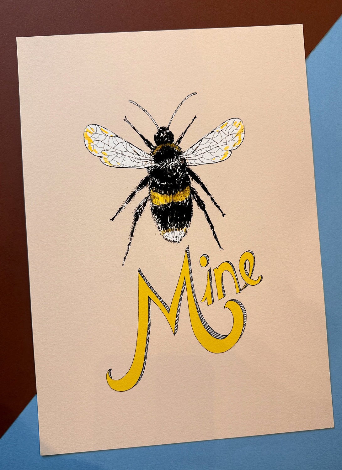 A4 Bee Mine Print