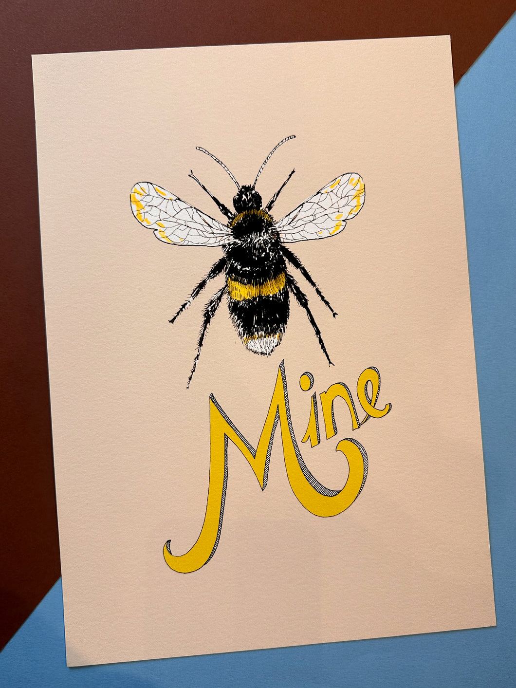 A4 Bee Mine Print