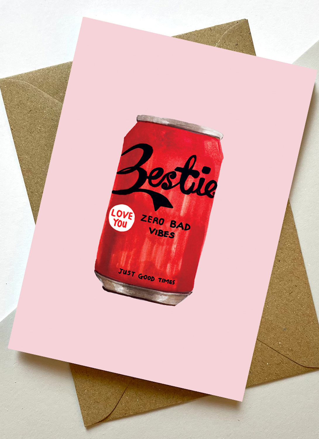 Bestie Coke Zero Card