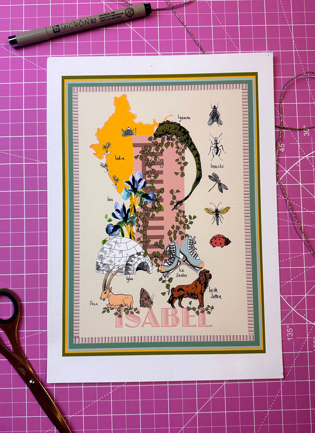 A4 ISABEL Print