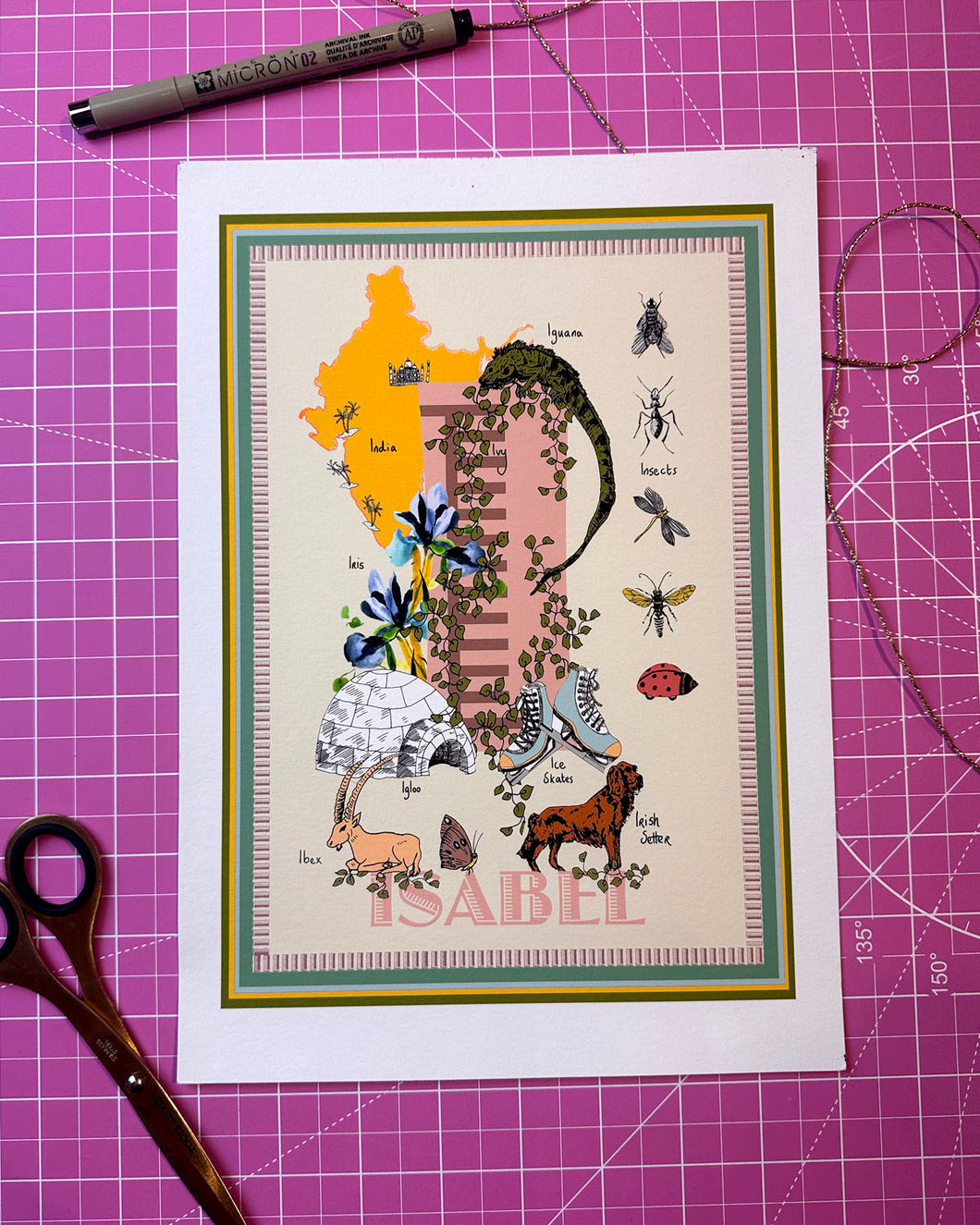 A4 ISABEL Print