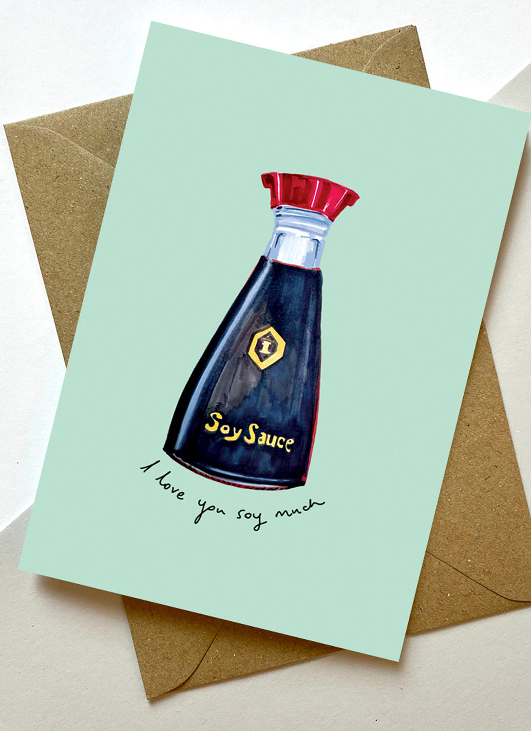 I Love You Soy Much Card
