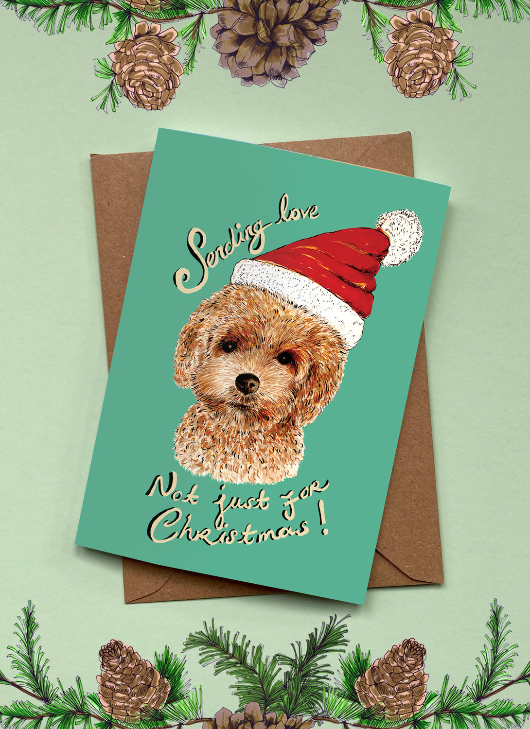 Christmas Coco Dog Card