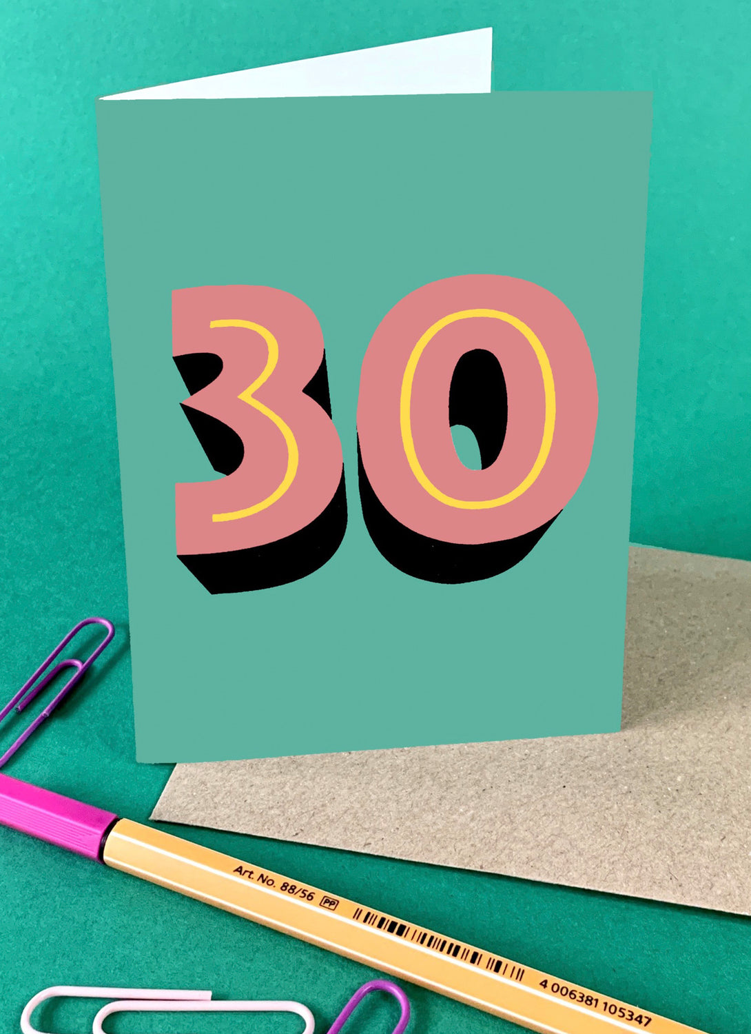 POP 30 Age Card