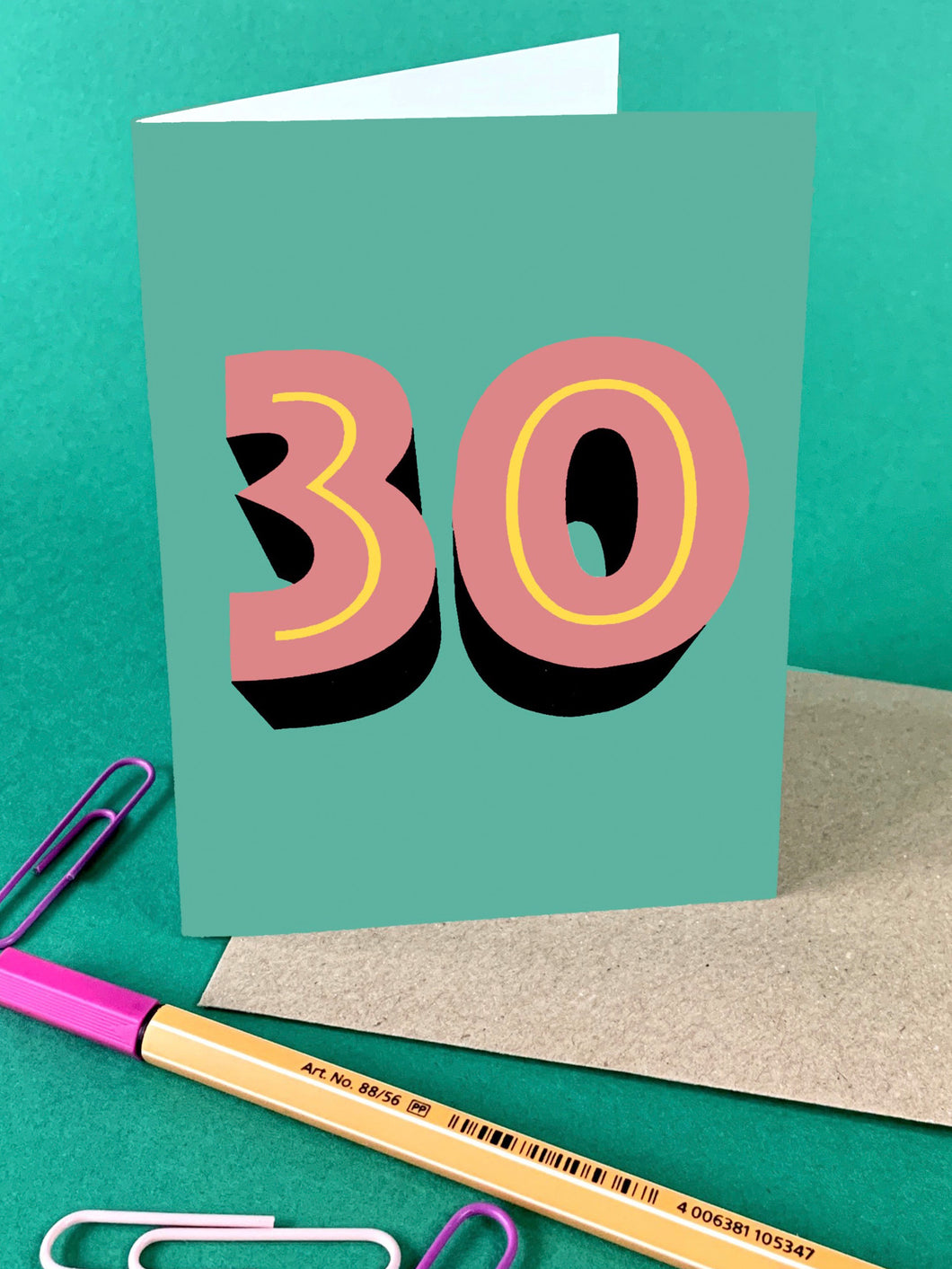 POP 30 Age Card