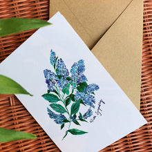 Load image into Gallery viewer, California Lilacs With Sympathy Card
