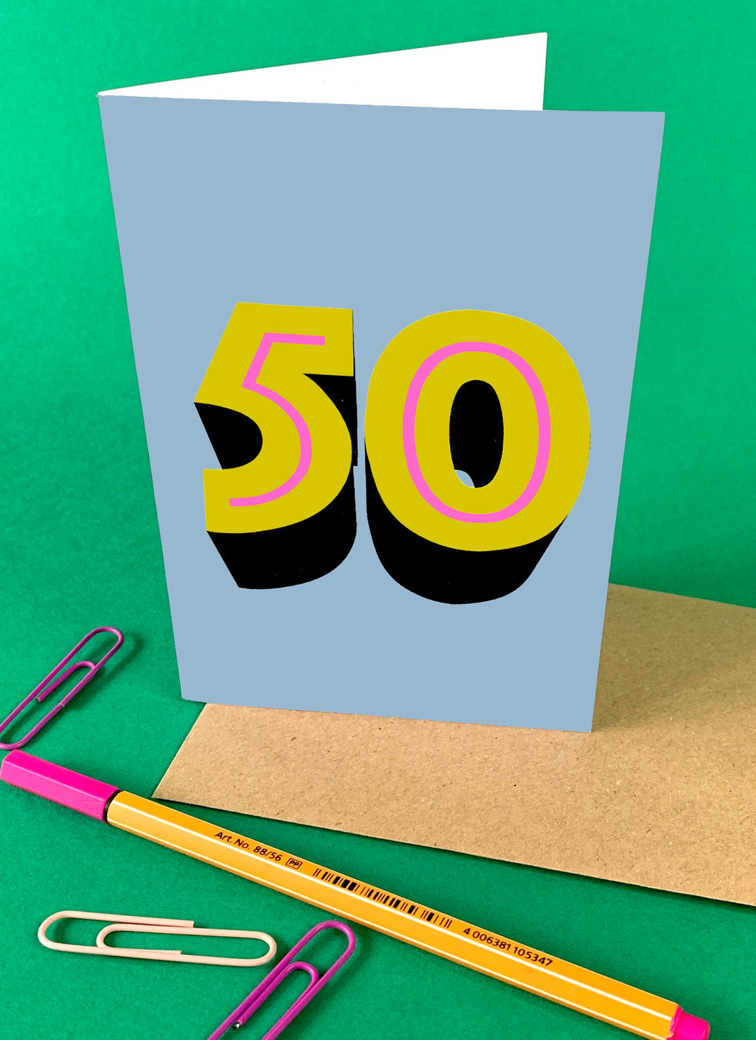 POP 50 Age Card
