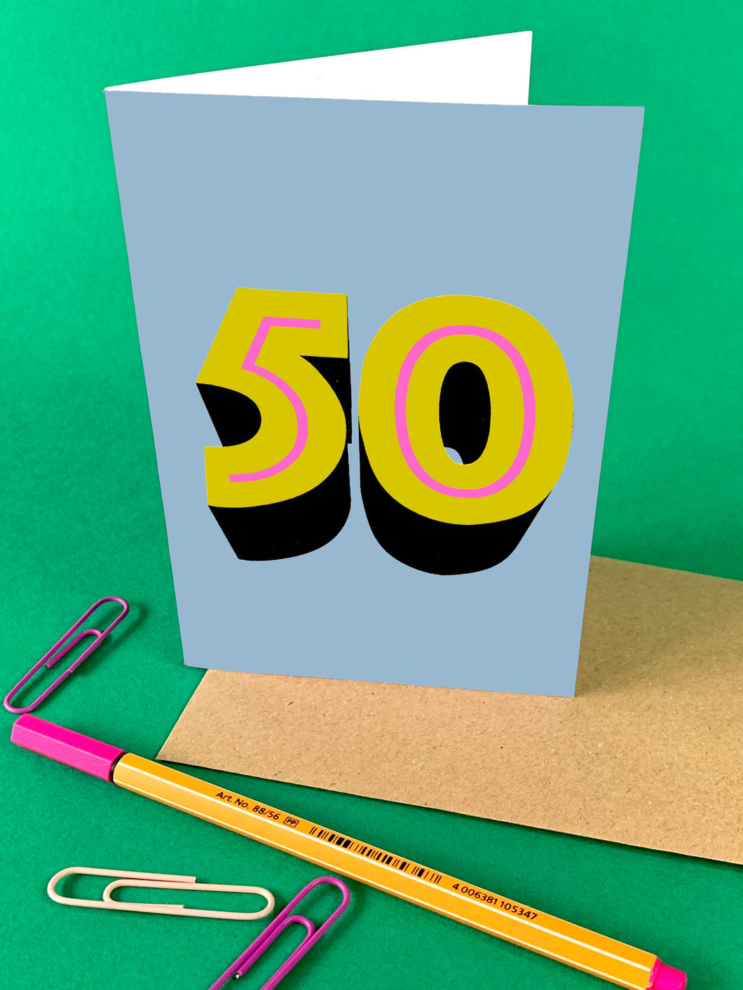 POP 50 Age Card