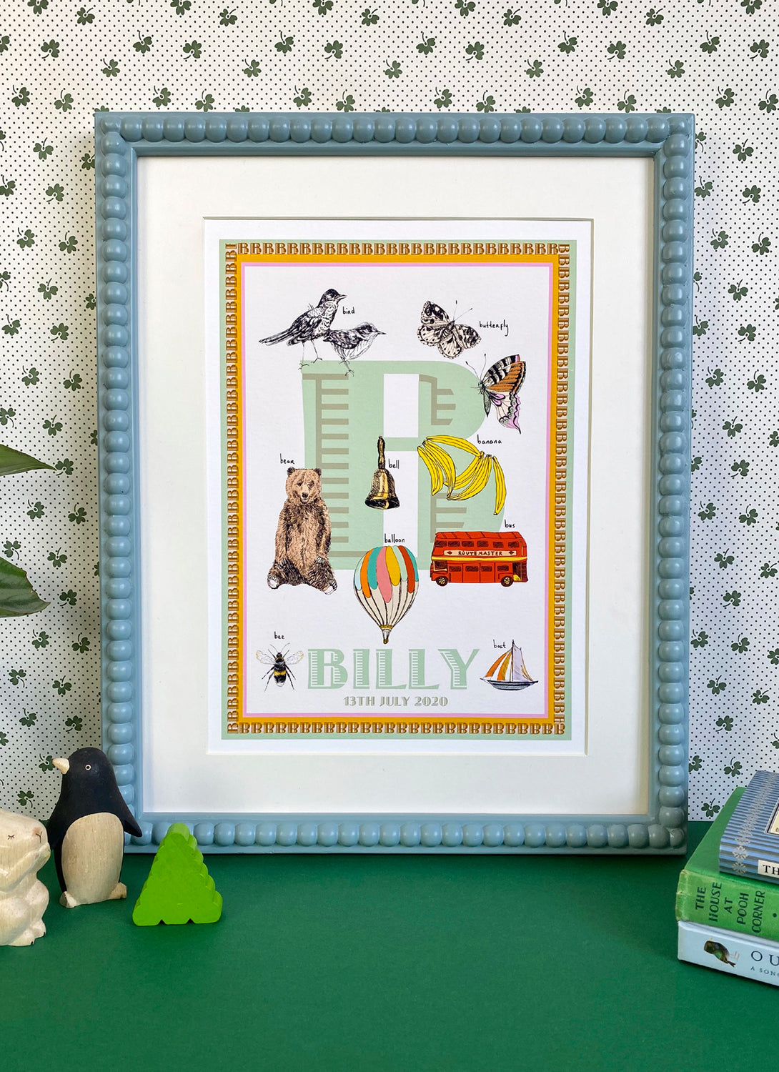 Personalised Letter 'B' Giclée Print