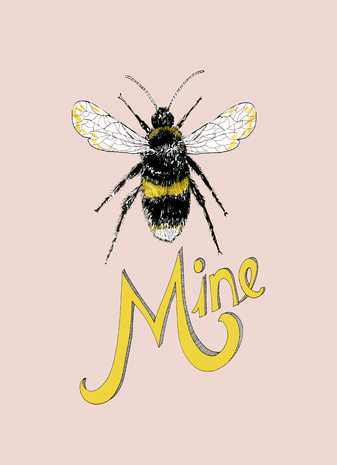 Bee Mine Giclée Print