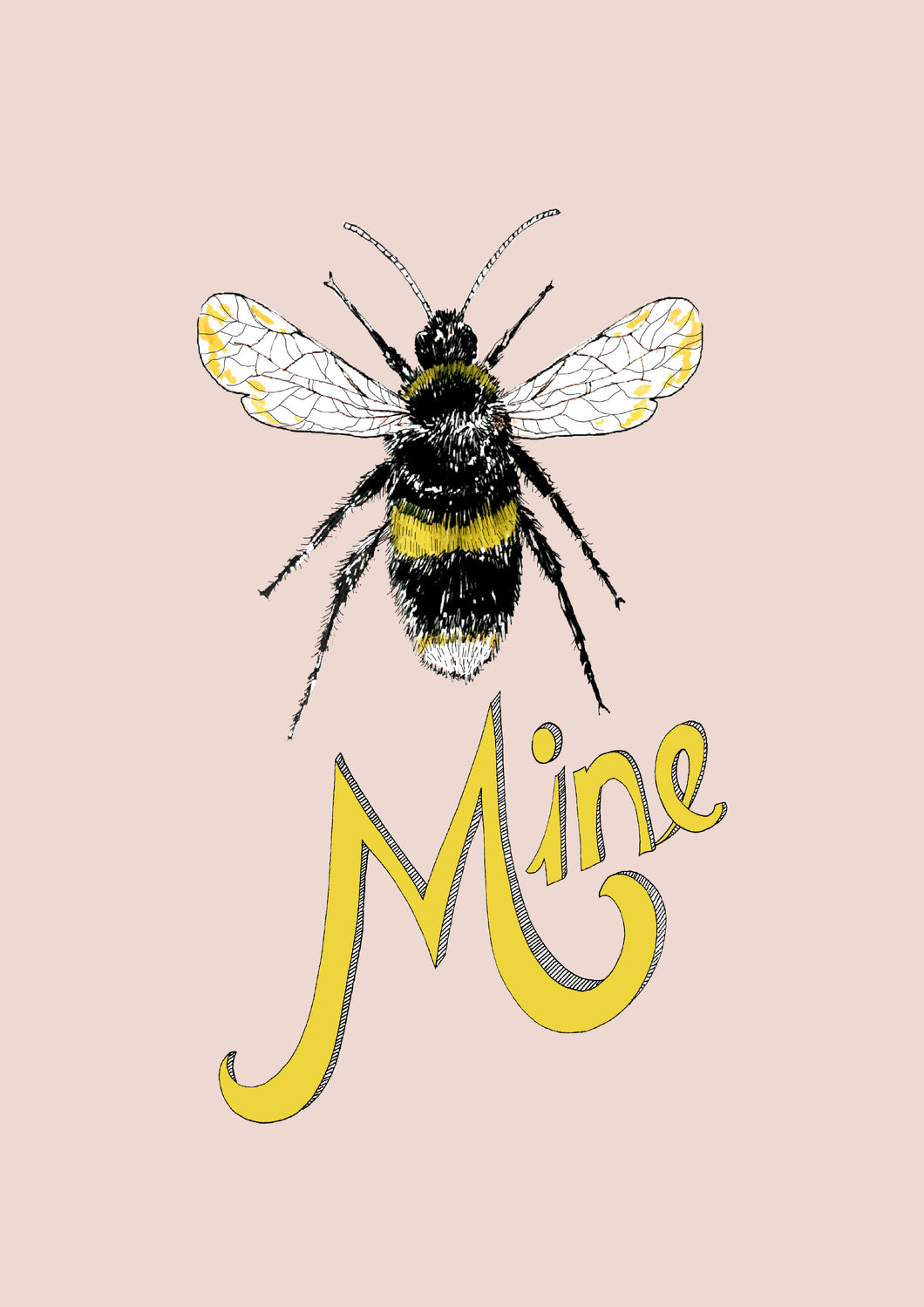 Bee Mine Giclée Print