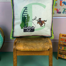 Load image into Gallery viewer, Alphabet Cotton Cushion Cover
