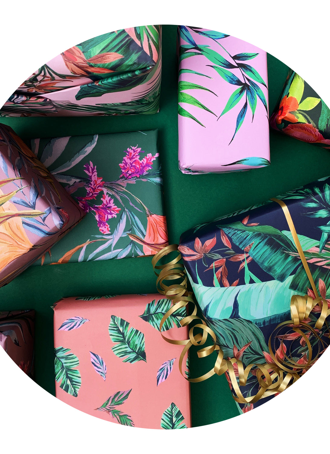 Forest Hill Floral Gift Wrap