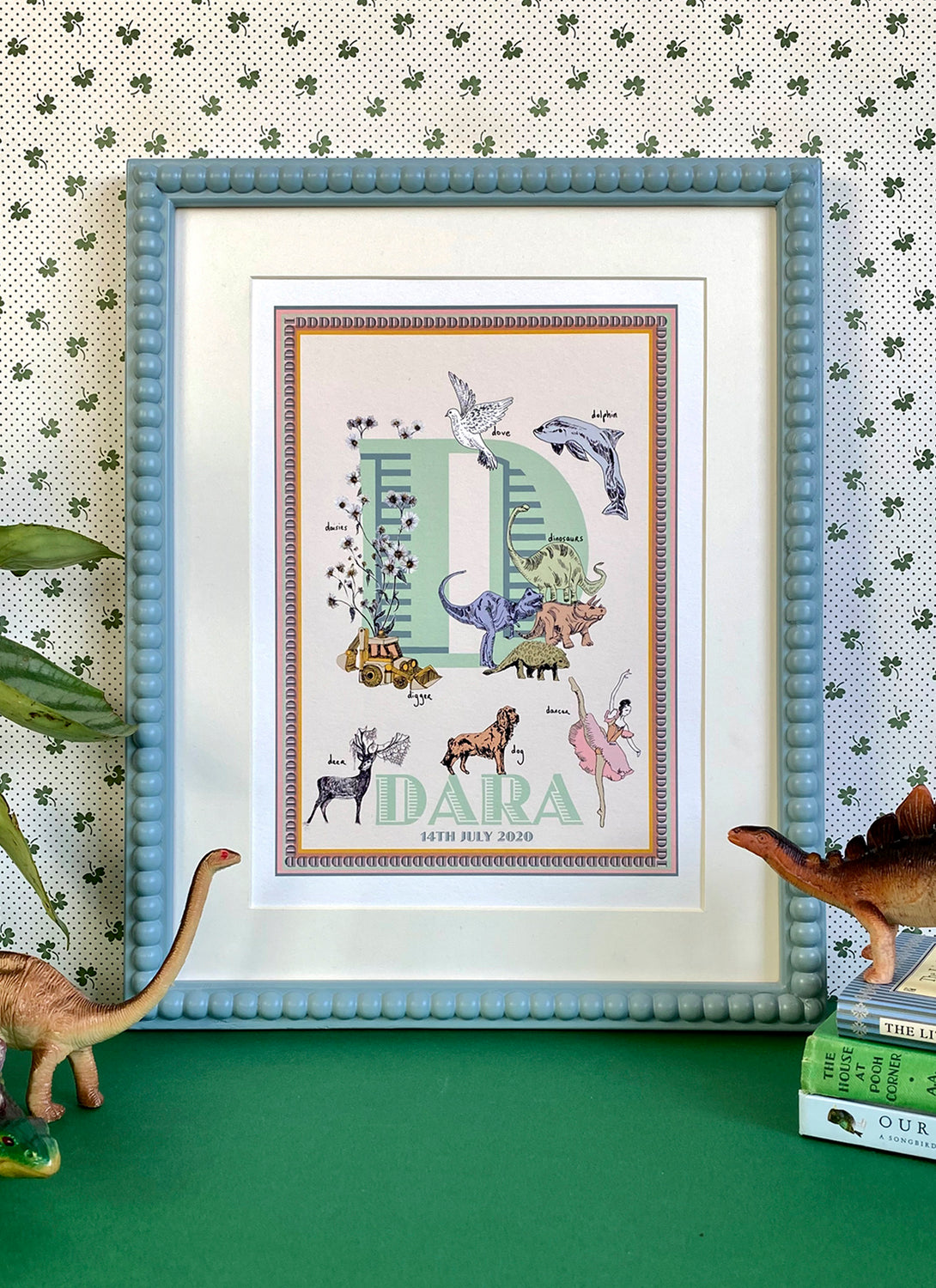 Personalised Letter 'D' Giclée Print