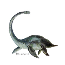 Load image into Gallery viewer, Elasmosaurus &amp; Pals Giclée Print
