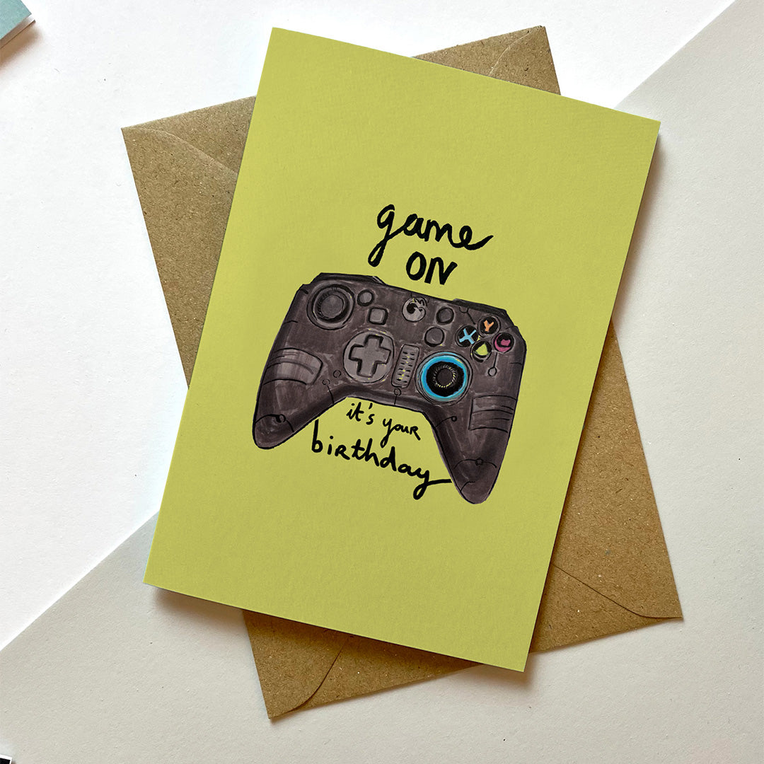 Game On Birthday Card
