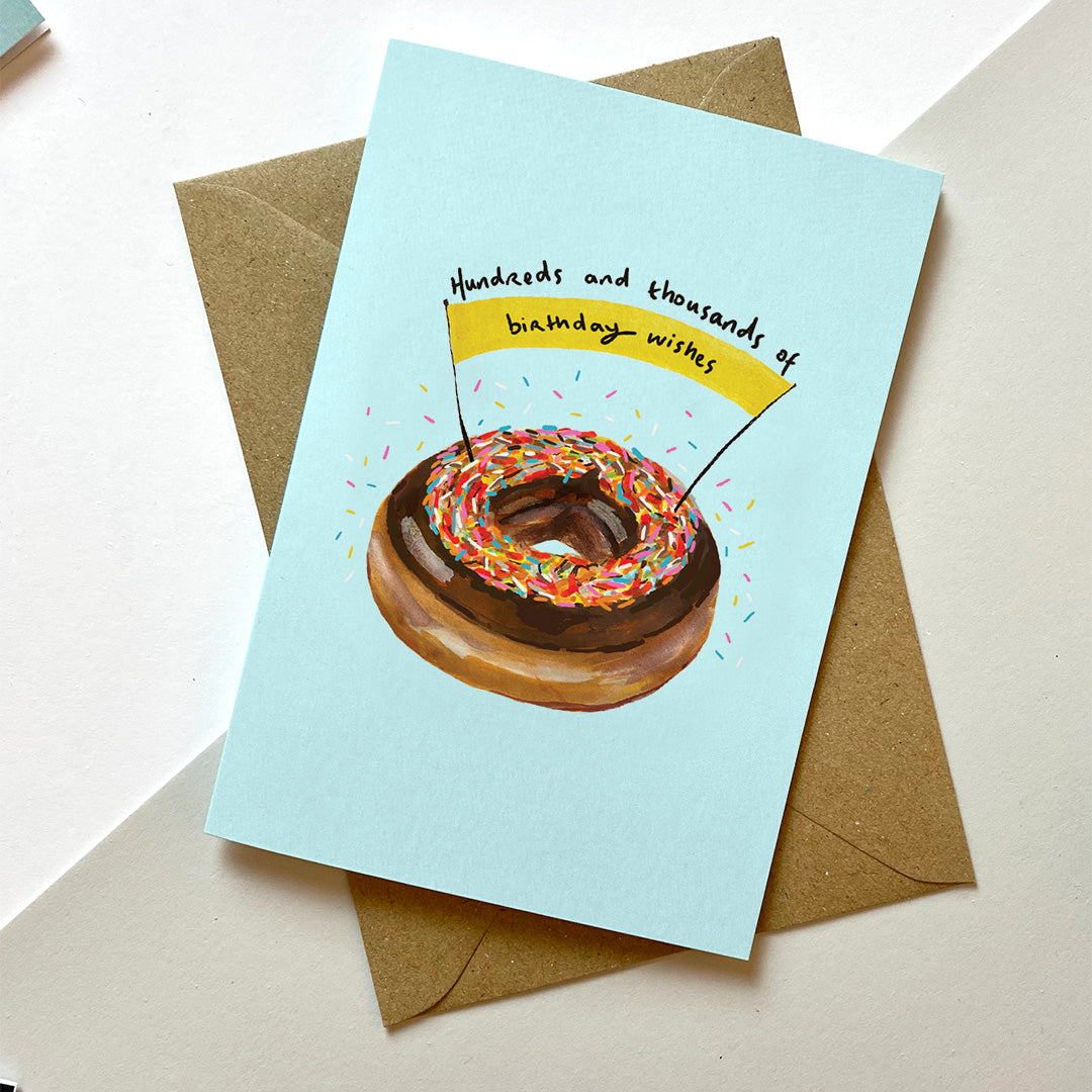 Donut Birthday Card
