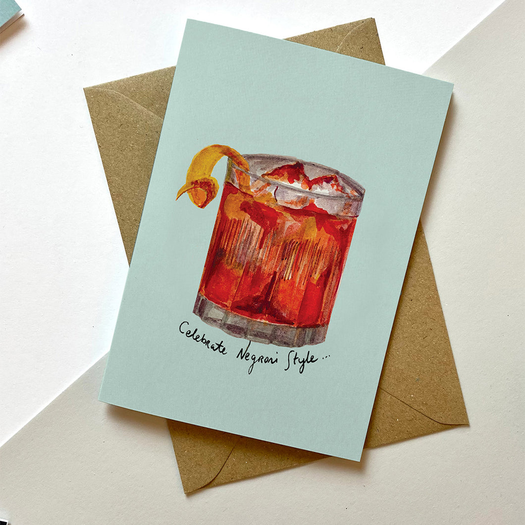Celebrate With Negroni Greeting Card
