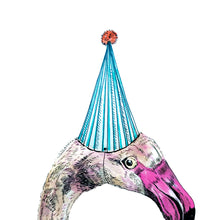 Load image into Gallery viewer, Party Flamingo Giclée Print
