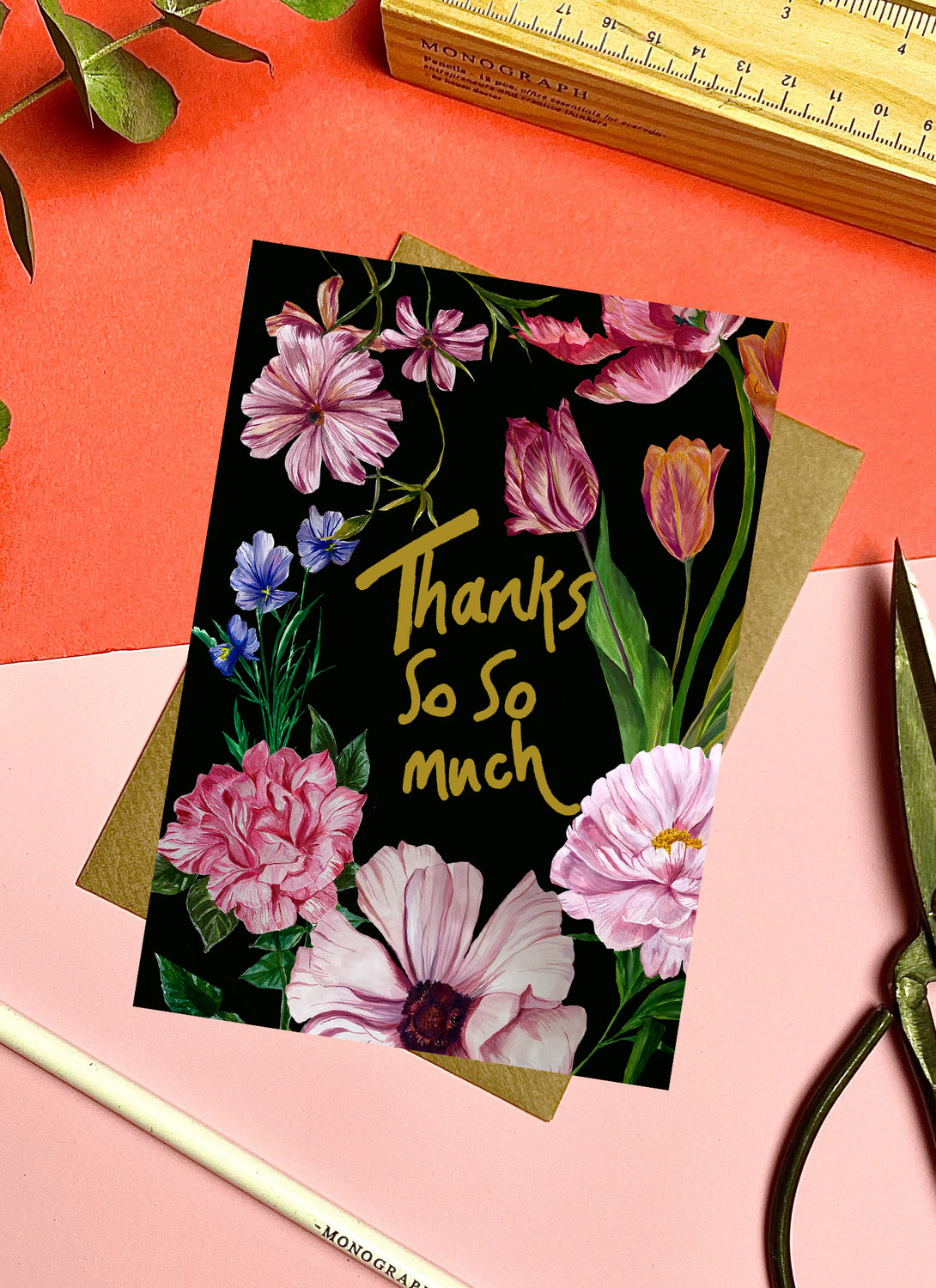 Thanks So So Much Thank You Card