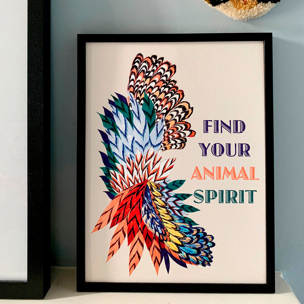 Find Your Animal Spirit Giclée Print