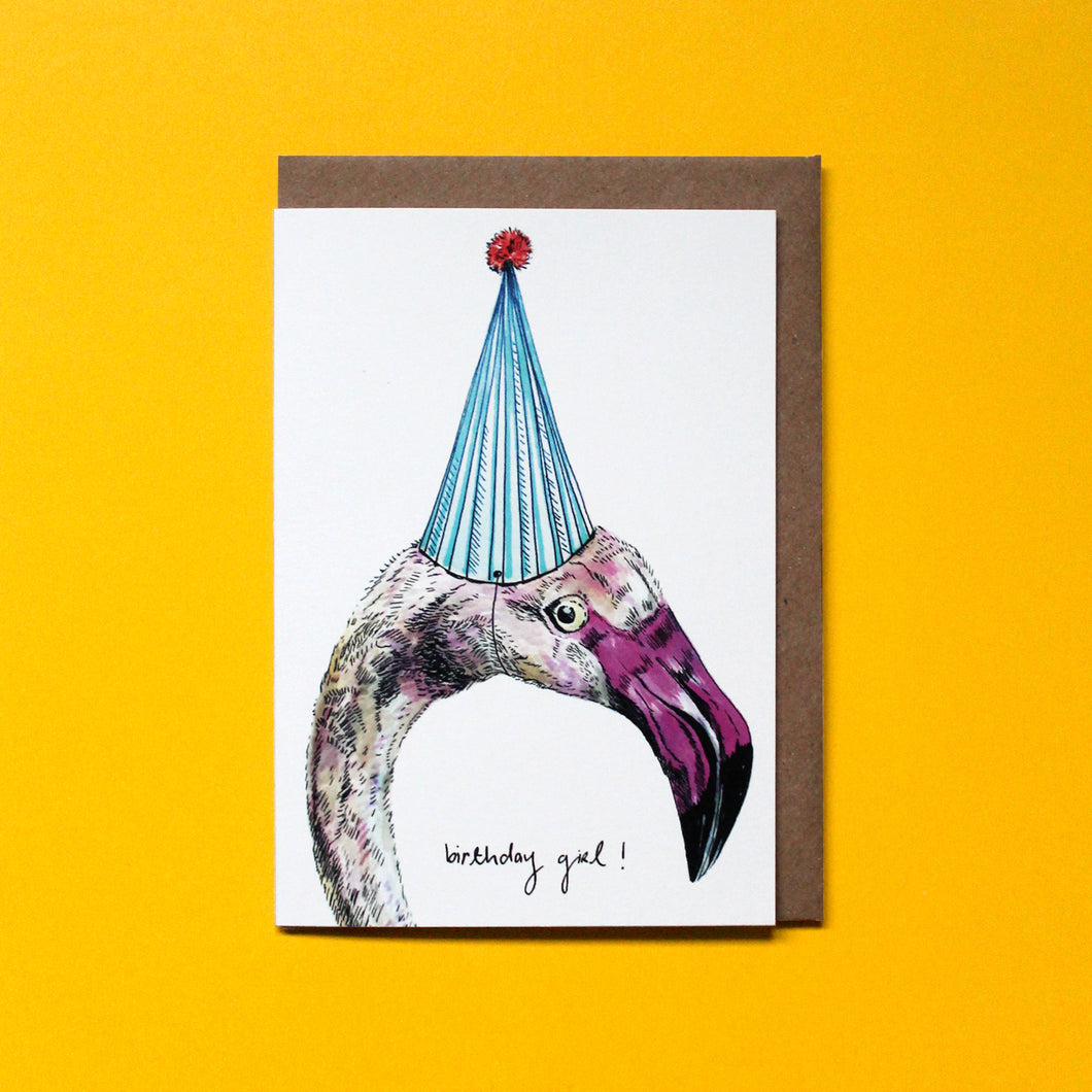 Party Flamingo Card