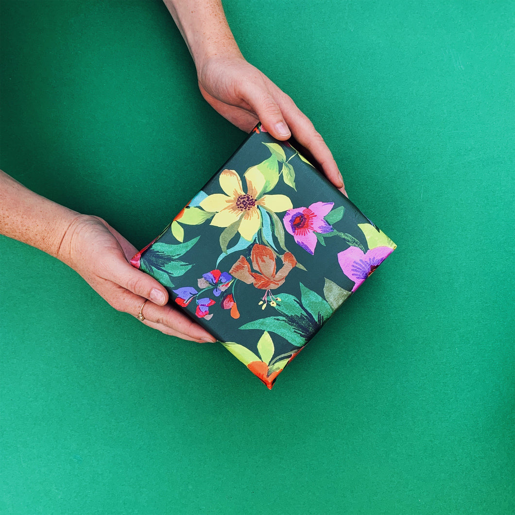 Forest Hill Floral Gift Wrap