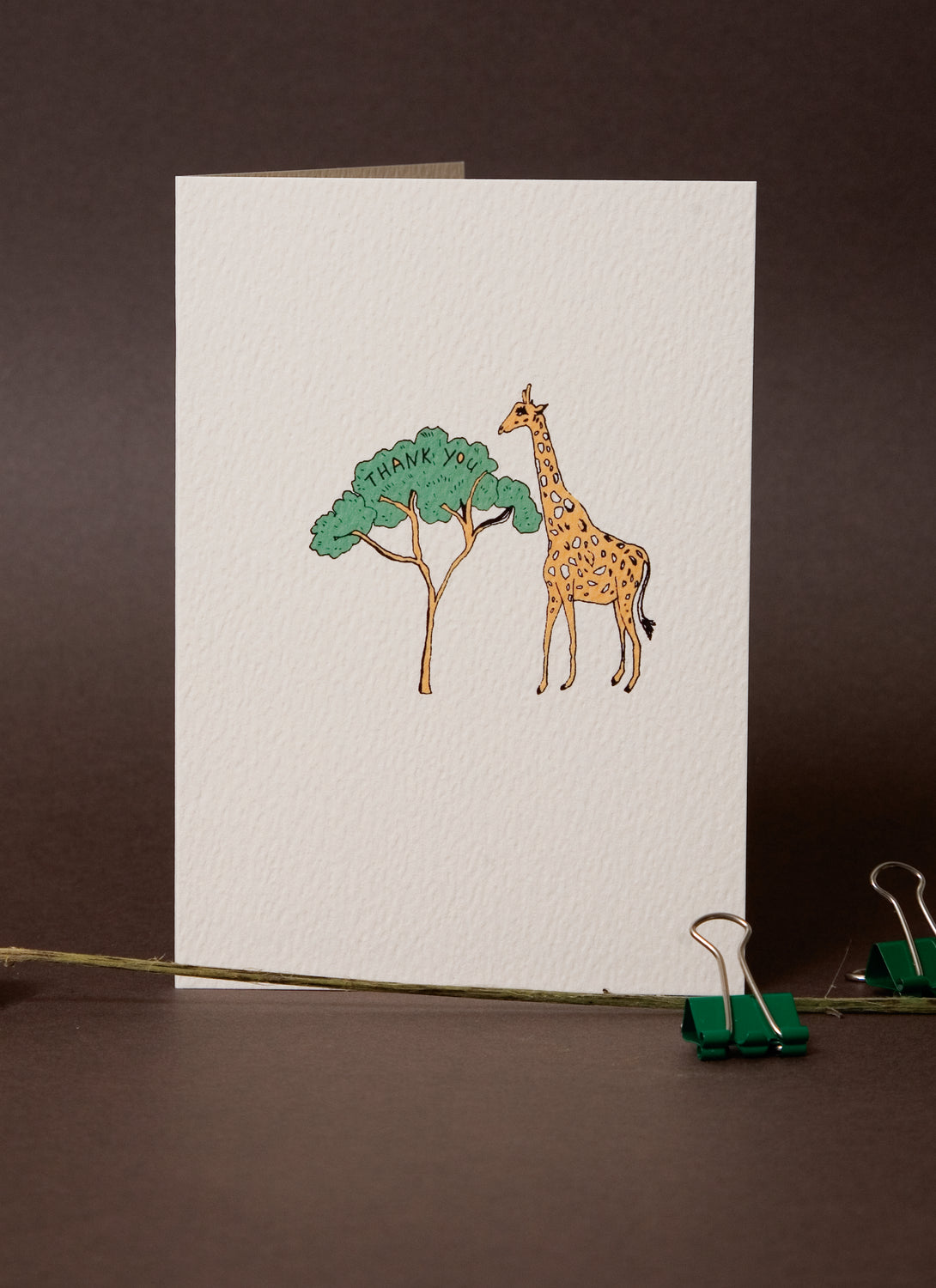 Thank You Giraffe Card
