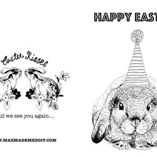 Load image into Gallery viewer, Copy of FREE Printable Easter Colouring In Card

