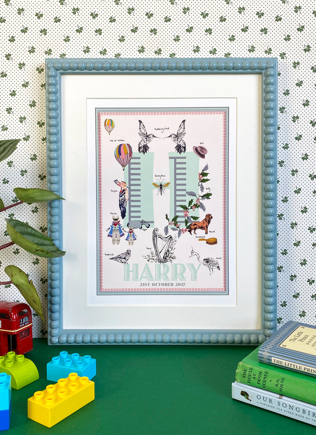 Personalised Letter 'H' Giclée Print