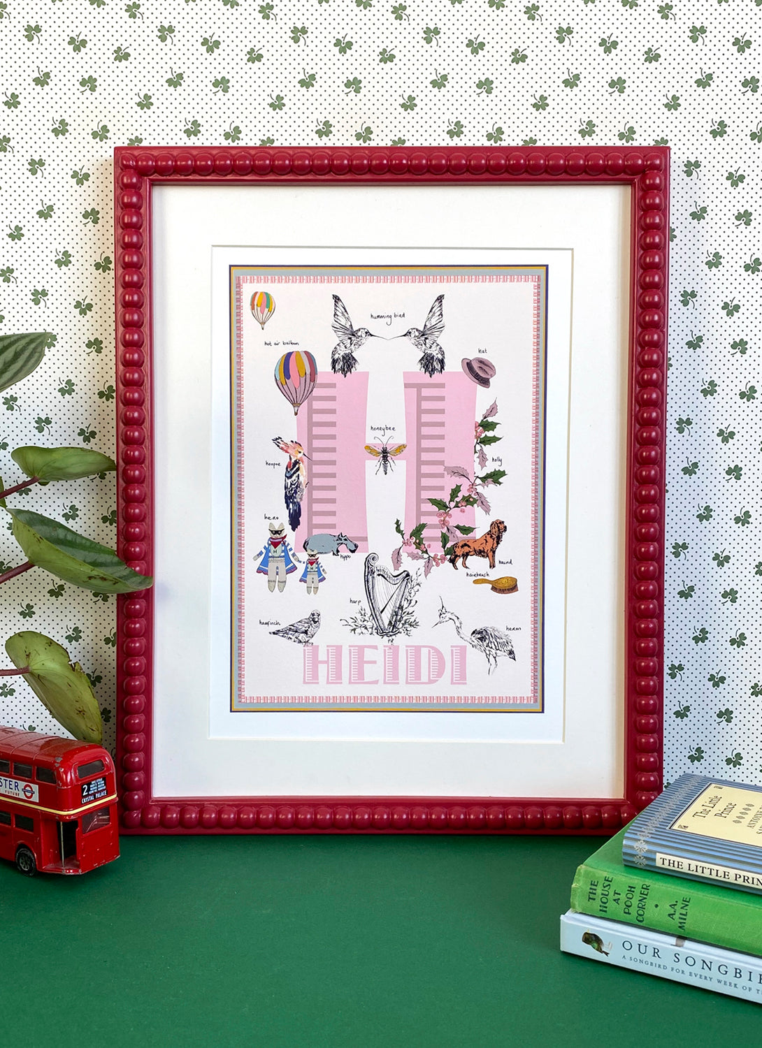 Personalised Letter 'H' Giclée Print