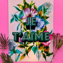 Load image into Gallery viewer, Je T&#39;aime Giclée Print
