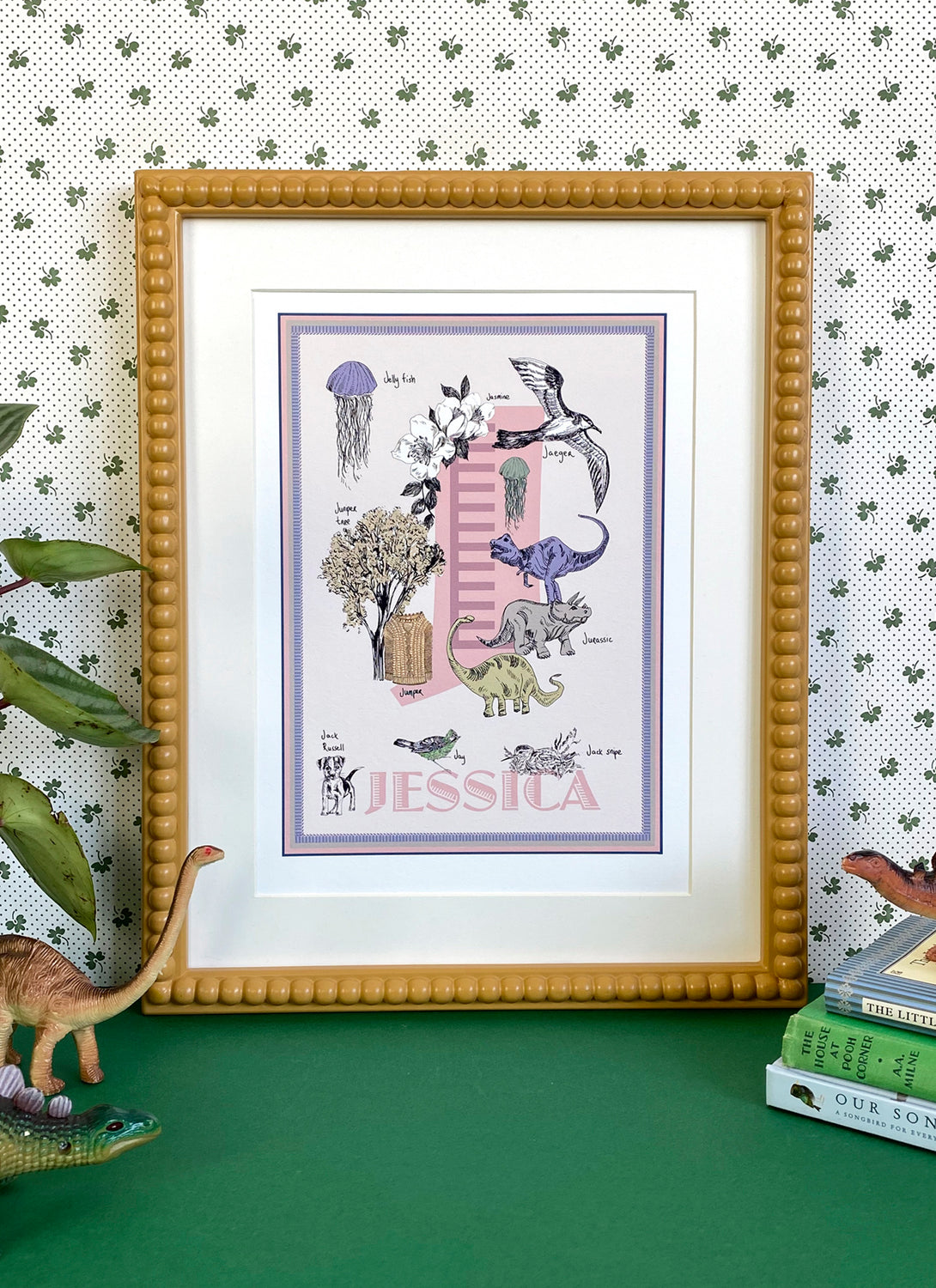 Personalised Letter 'J' Giclée Print