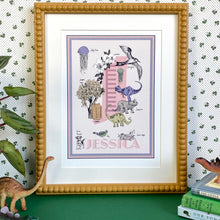 Load image into Gallery viewer, Personalised Letter &#39;J&#39; Giclée Print
