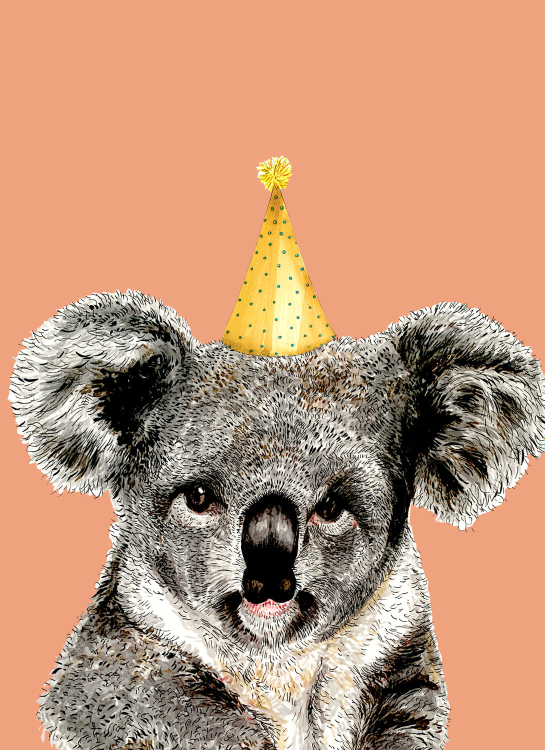 Koala Party Hat Orange