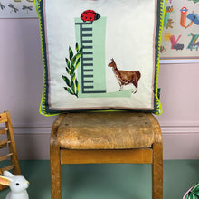 Load image into Gallery viewer, Alphabet Cotton Cushion Cover
