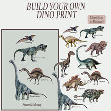 Load image into Gallery viewer, Build Your Own Dinosaur Giclée Print
