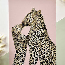 Load image into Gallery viewer, Leopard Kiss Giclée Print
