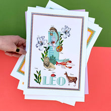 Load image into Gallery viewer, Personalised Letter &#39;L&#39; Giclée Print
