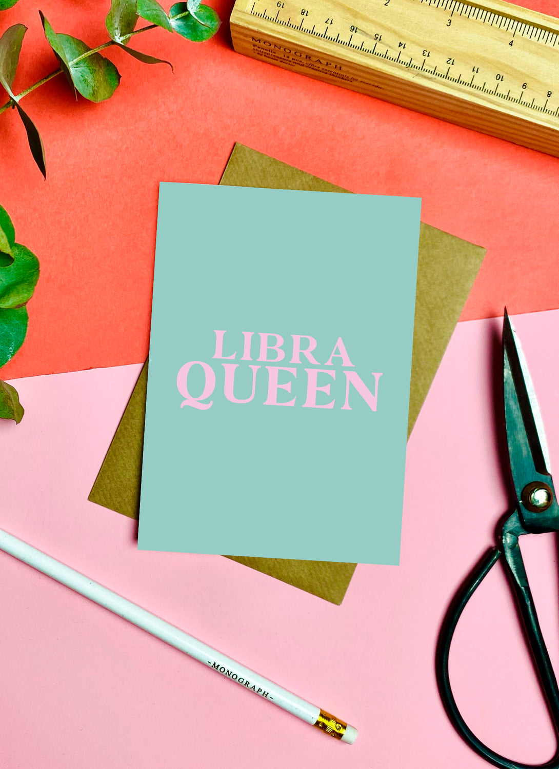 Libra Queen Card