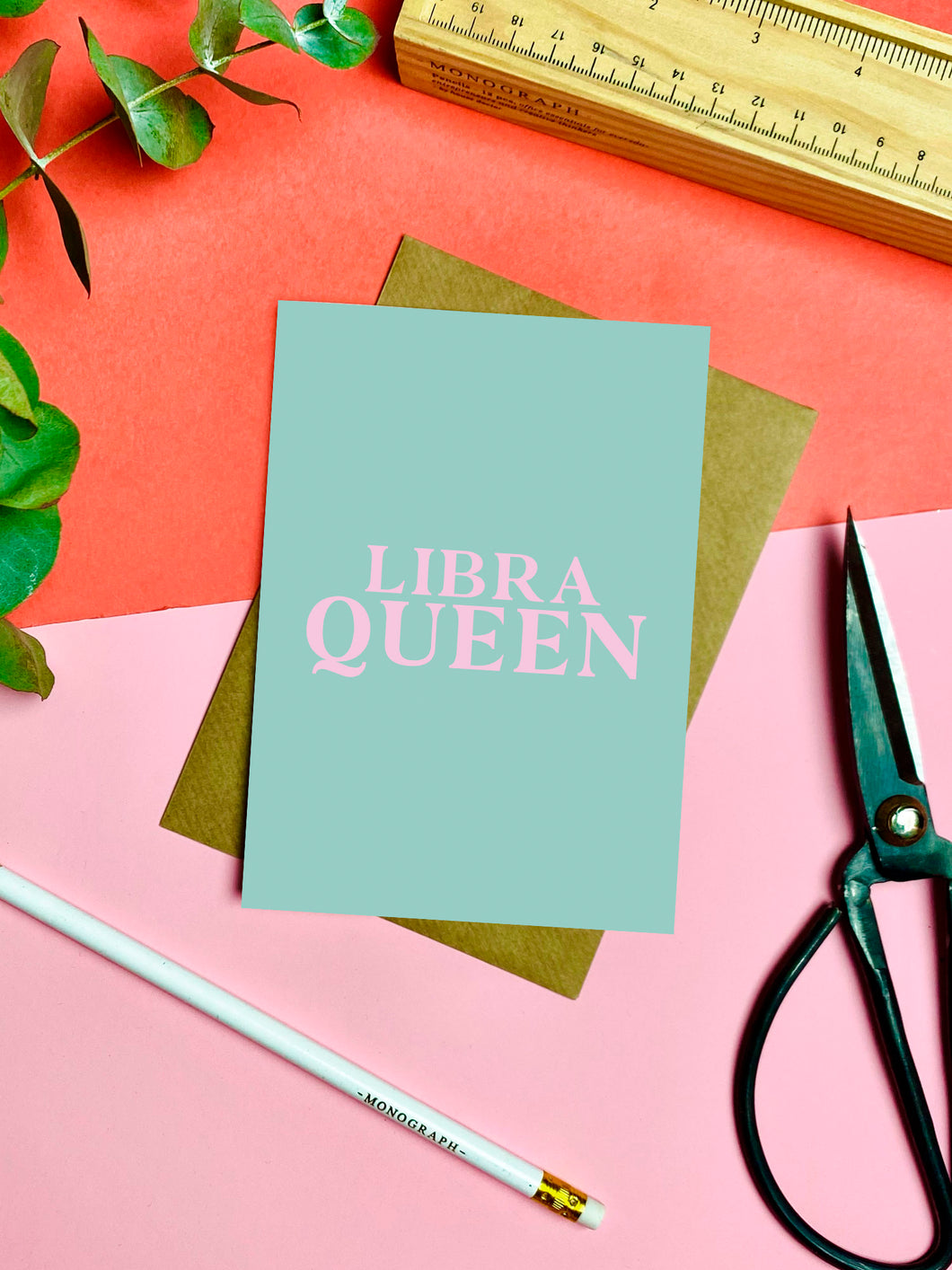 Libra Queen Card