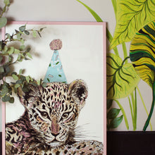 Load image into Gallery viewer, Party Leopard Giclée Print
