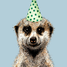 Load image into Gallery viewer, Meerkat Party Hat Blue
