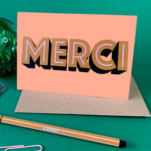 Load image into Gallery viewer, Merci Card

