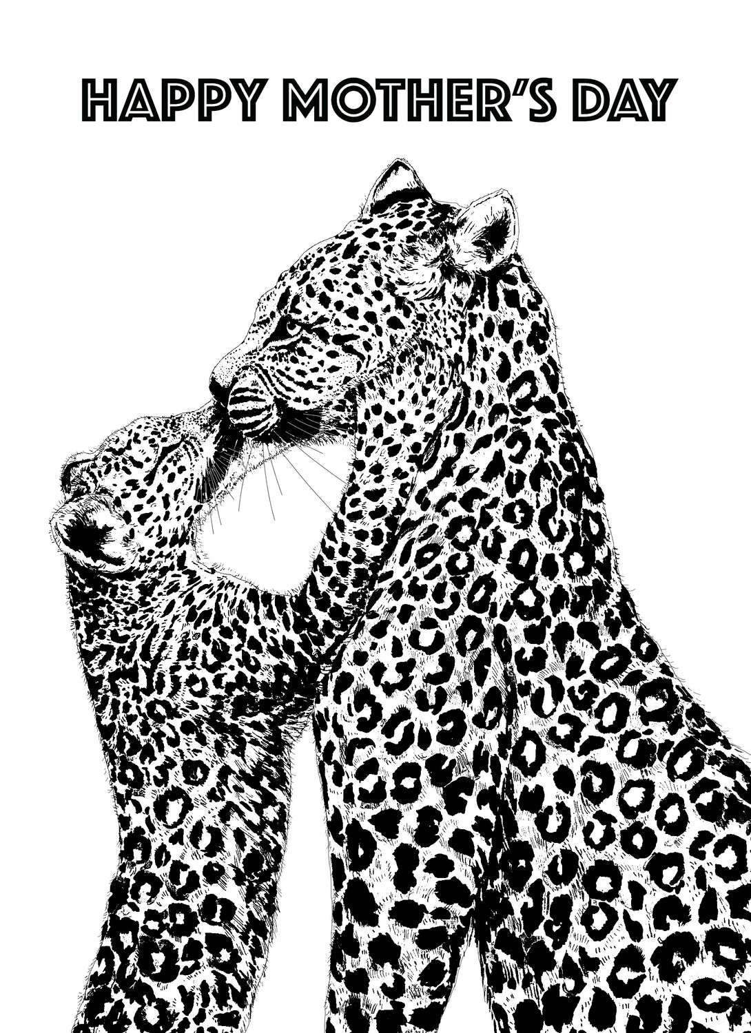 FREE Printable Mother's Day Colouring In Card